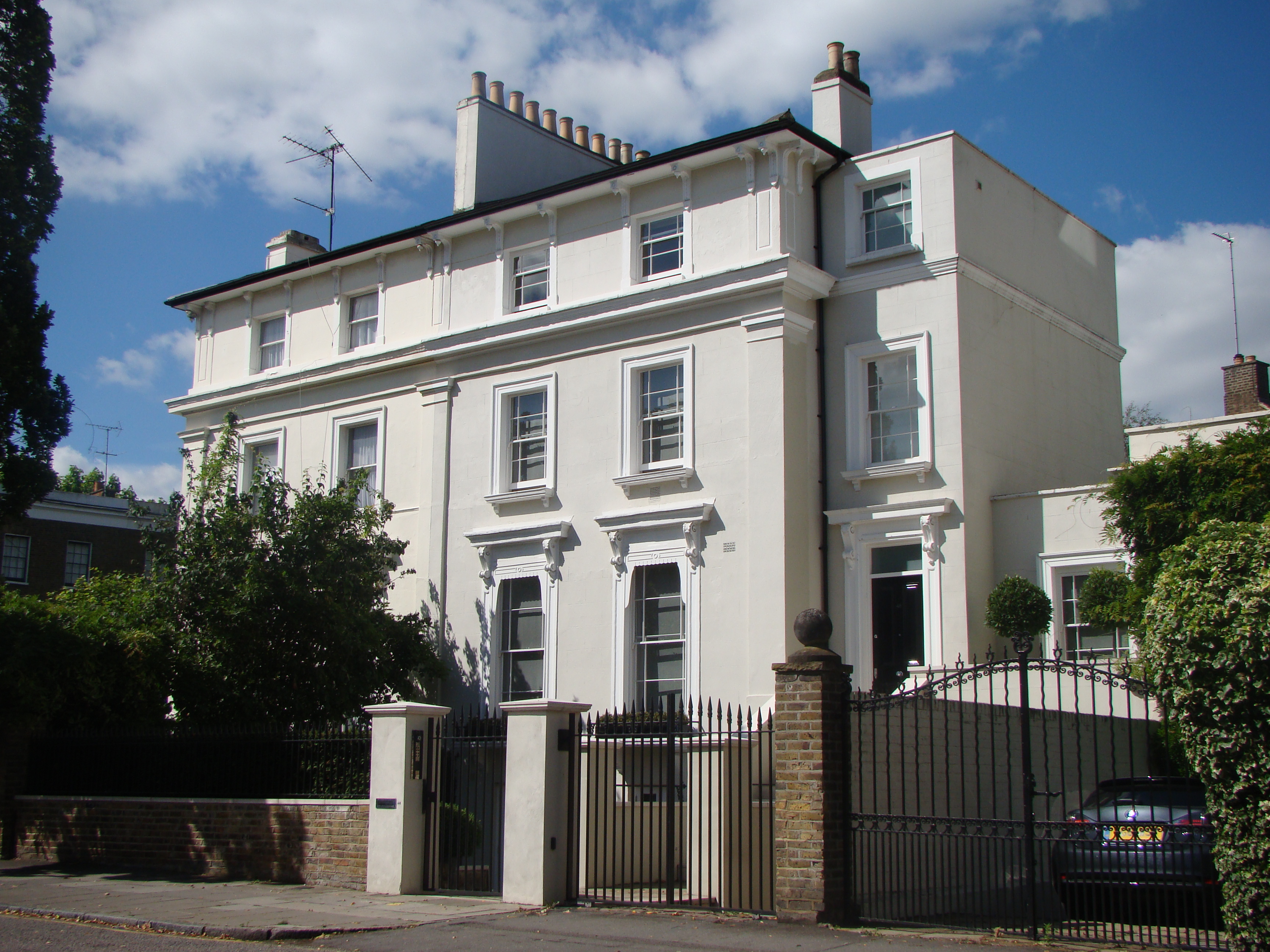 White building